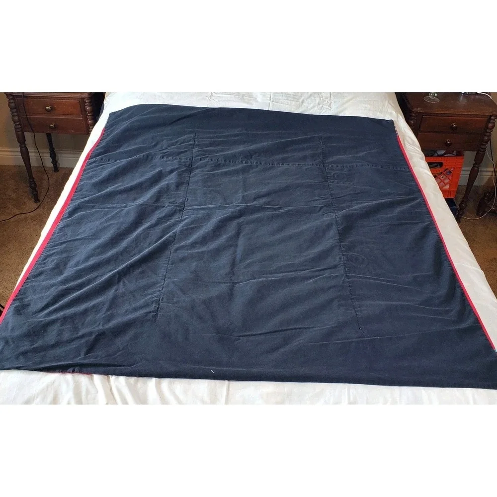Block Square‎ Quilt Colorful Homemade 55X50 Patchwork Beading Africa Vibes